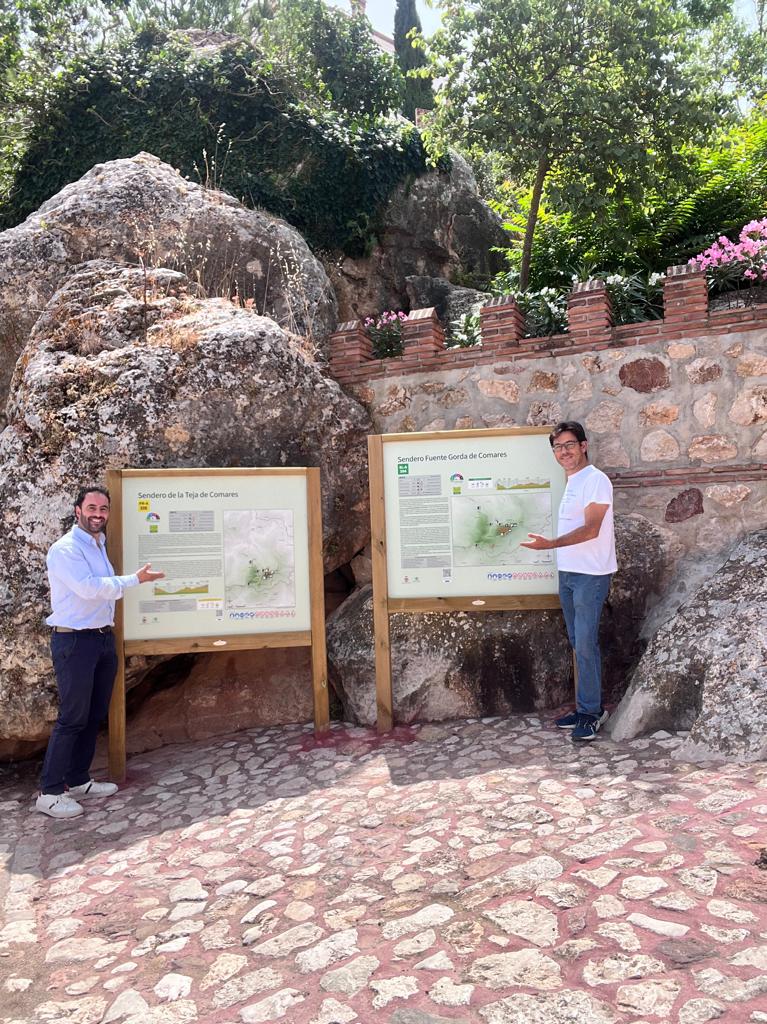 Tramitados los primeros senderos homologados en Comares.