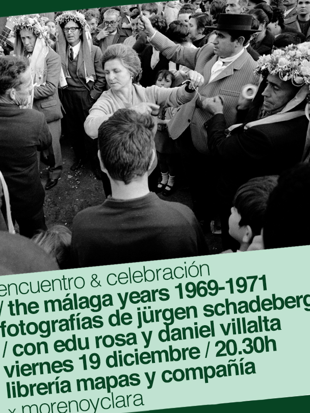 Encuentro sobre el libro de Jürgen Schadeberg \"The Málaga years 1969-1971\" en librería Mapas y Compañía: Historia, fotografía, verdiales....