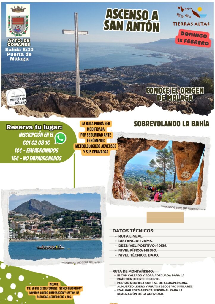 Ascenso a San Antón con el Ayto. de Comares