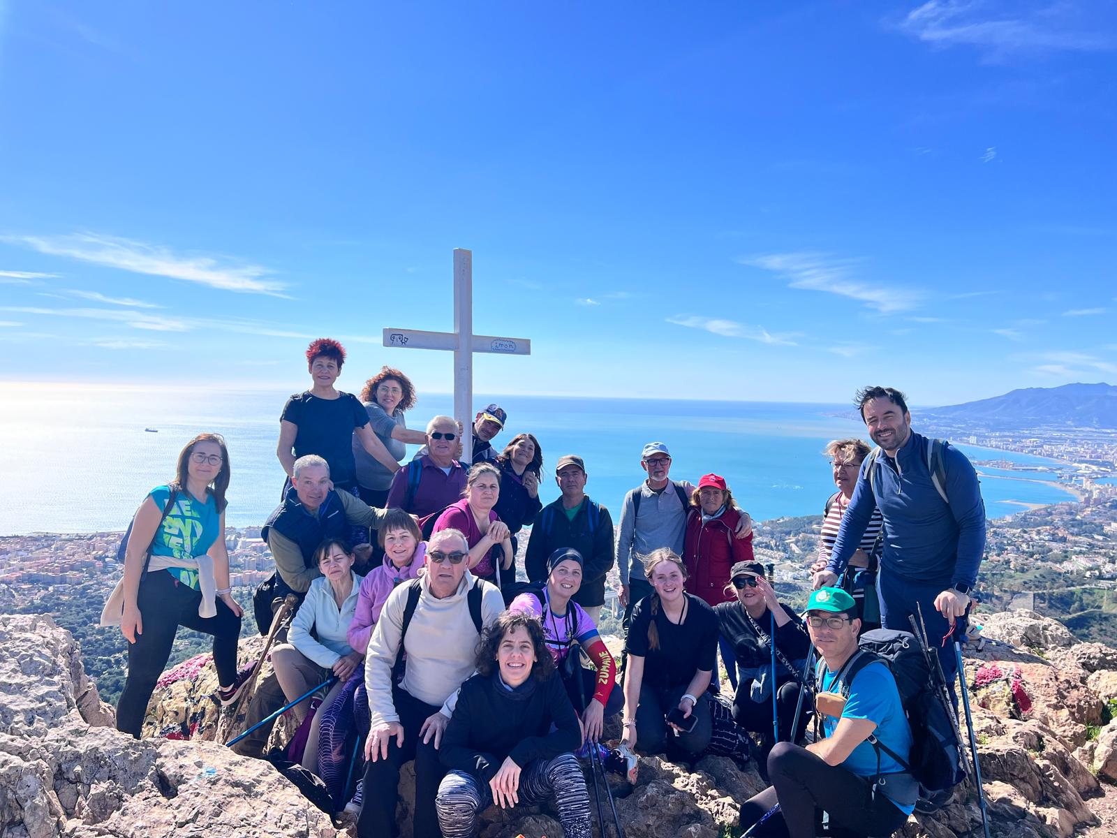 Ascenso a San Antón con Comares, siempre sorprendente.