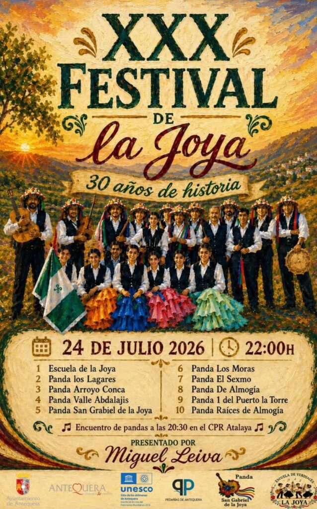 Festival de verdiales de la Joya con la Panda Arroyo Conca