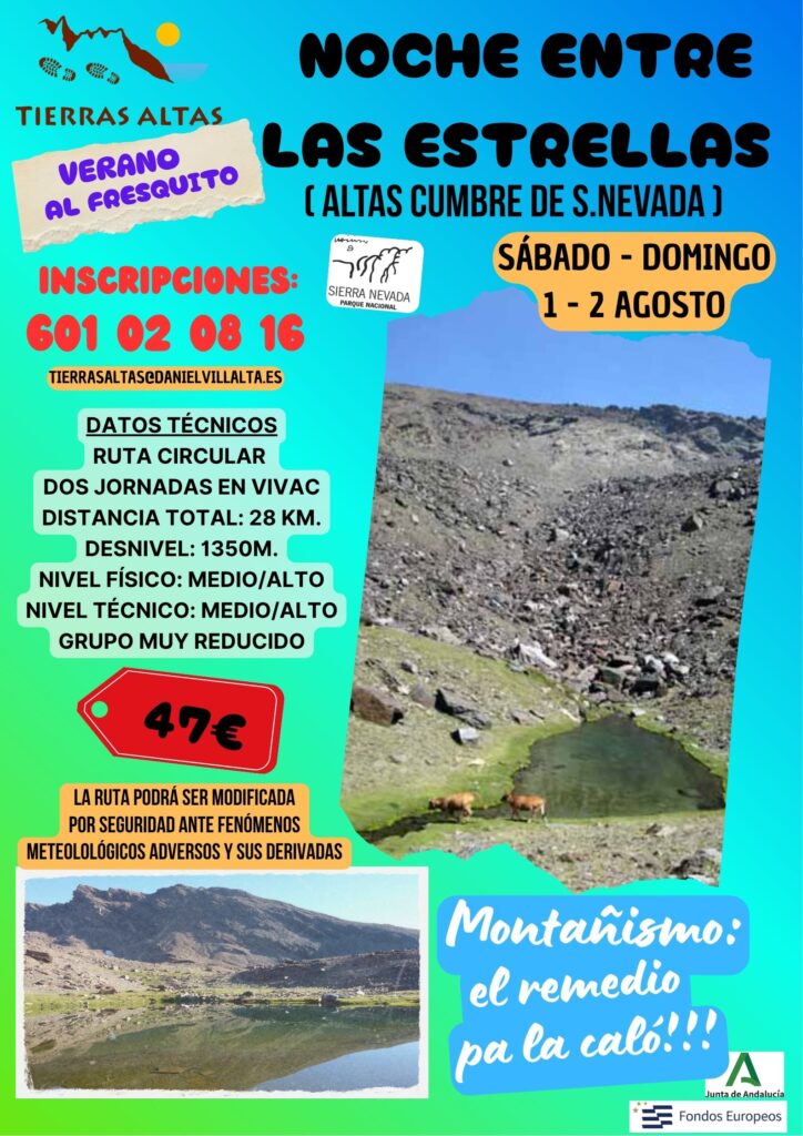 NOCHE DE VIVAC EN LO MAS ALTO (P.N. SIERRA NEVADA)