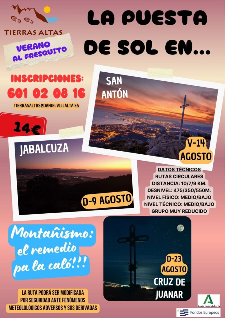 PUESTA DE SOL EN JABALCUZA