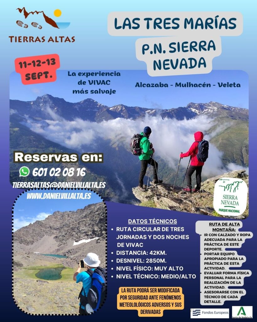 LOS TRESMILES DE SIERRA NEVADA - TRAVESIA VIVAC