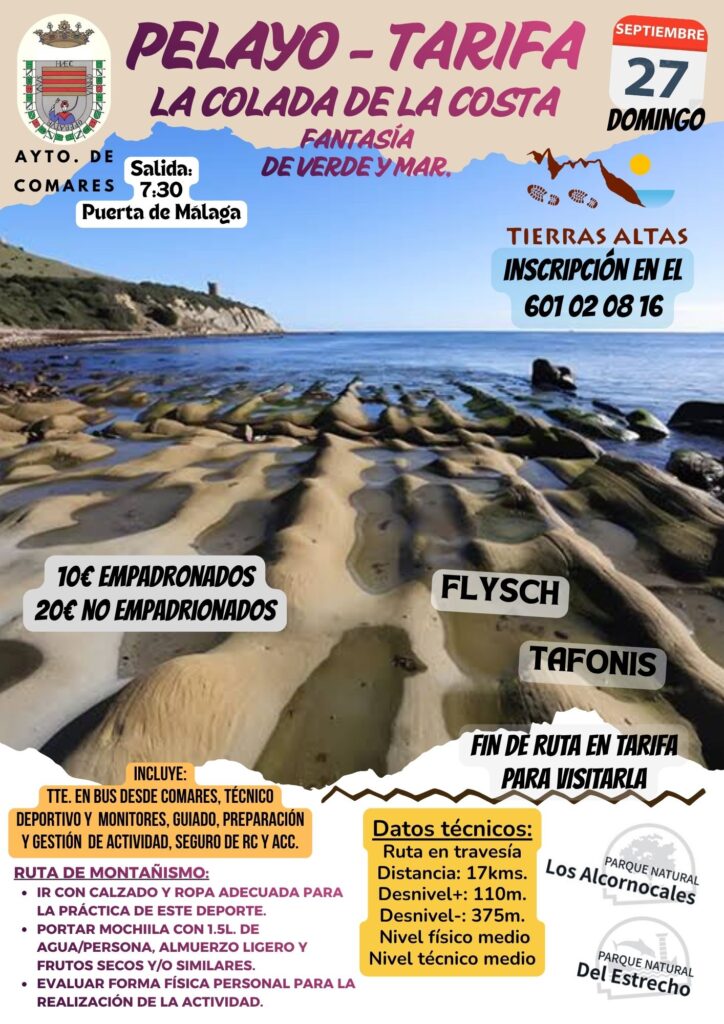 Colada de la Costa: de Pelayo a Tarifa (organiza Ayto. Comares)