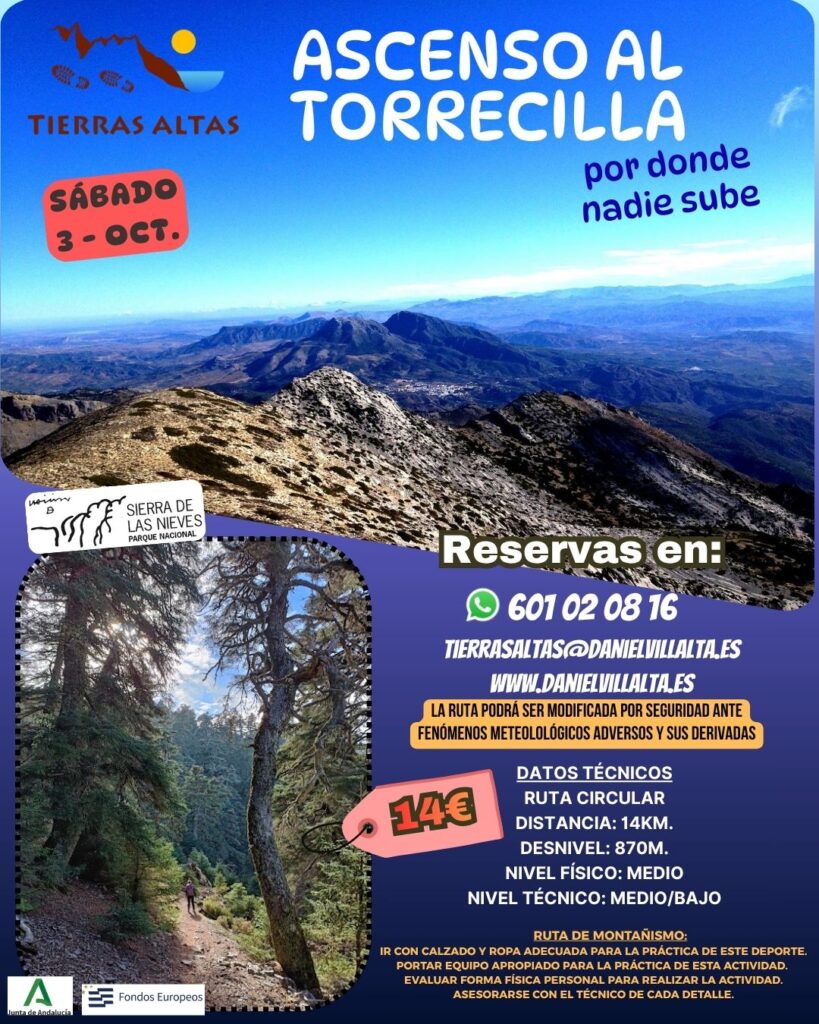 Ascenso al Torrecilla (techo del P.N. Sierra de las Nieves)