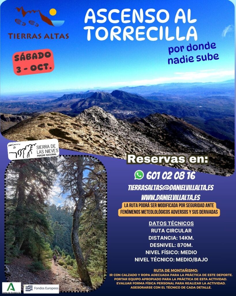 Ascenso al Torrecilla (techo del P.N. Sierra de las Nieves)
